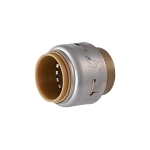Sharkbite® UR518 End Cap, 3/4 in Nominal, Push-to-Connect End Style, Lead-Free DZR Brass