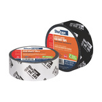Shurtape® 164686 DC 181 HVAC Grade Printed Film Tape, 110 m L x 48 mm W, 2.7 mil THK, High Tack Cold Temperature Acrylic Adhesive, Biaxially Oriented Polypropylene Film Backing, Metallic