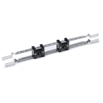 Sioux Chief StrongArm™ LockBlock™ 525-1622 Bracket With (2) 1/2 in Standard LockBlock, 1/2 in Hole, 25 lb, Steel, Galvanized