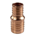 Sioux Chief 645X32 1-Piece Reducing Coupling, 1/2 x 3/4 in Nominal, F1807 PowerPEX® Crimp™ End Style, Copper