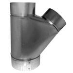 Southwark 52544 Flue Reducing Wye, 5 x 4 x 4 in, 30 ga