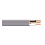 Southwire® 13054255 Type UF-B Underground Feeder Cable With Grounding Wire, 600 VAC, (2) 14 AWG Copper Conductor, 250 ft L
