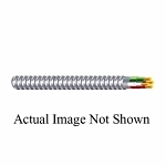 Southwire® Armorlite® 68583401 Type MC/THHN Building Wire, Coil Packaging, 600 VAC, (3) 12 AWG Solid Copper Conductor, 250 ft L, Black/Green/Red/White