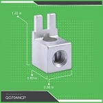 Square D™ QO® QO70AN Neutral Lug Kit, 12 to 2 AWG Aluminum, 14 to 4 AWG Copper, For Use With QO™ Load Center