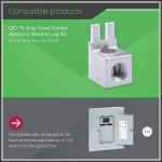 Square D™ QO® QO70AN Neutral Lug Kit, 12 to 2 AWG Aluminum, 14 to 4 AWG Copper, For Use With QO™ Load Center