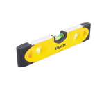 Stanley® 43-511 Magnetic Shock Resistant Torpedo Level, 9 in L, 3 Vials, Aluminum, (1) Level/(2) Plumb Vial Position