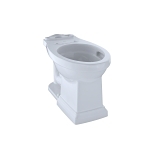 Toto® C404CUFG#01 Promenade® II Toilet Bowl, Cotton, Elongated Shape, 12 in Rough-In, 16-1/4 in H Rim, 2-1/8 in Trapway