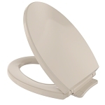 Toto® SS114#03, Elongated Bowl, Polypropylene, Bone, Slow Close Hinge, Import