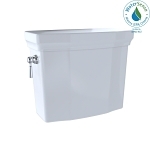 Toto® ST403E#01 Tank and Cover With Trim, 1.28, 3 in Left Hand Lever Flush, Cotton White
