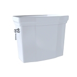 Toto® ST403E#01 Tank and Cover With Trim, 1.28, 3 in Left Hand Lever Flush, Cotton White
