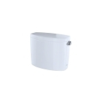 Toto® ST454ER#01 Tank and Cover With Trim, 1.28, 3 in Right Hand Lever Flush, Cotton White, Import