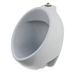Toto® UT105U#01 Ultra High Efficiency Washout Urinal, Elongated Bowl, 0.125 gpf Flush Rate, Top Spud, Wall Mount, Cotton