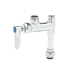 T & S B-0155-LNEZ Easy-Install Add-On Faucet, 9.46 gpm Flow Rate, Polished Chrome, 1 Handles, Domestic