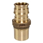 Uponor ProPEX® LFP4501313 Press Fitting Adapter, 1-1/4 in, PEX x Copper, 250 psi, Brass, Import