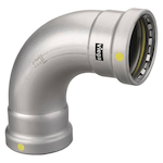 MegaPress® 28610 Model 6616XL Elbow, 4 in Nominal, Press End Style, Carbon Steel, Import