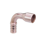 PureFlow® Crimp 44325 90 deg Elbow, 1/2 in, Crimp x Female C, Copper, Domestic
