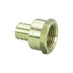 PureFlow® Crimp 46333 Adapter, 1/2 in, Crimp x FNPT, Brass, Domestic