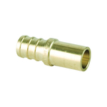 PureFlow® Crimp 46644 Adapter, 3/4 in, Crimp x Fitting, Brass, Domestic