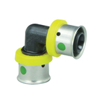 Viega 49280 PureFlow® Model V5616 90 deg Elbow, 1-1/2 in, PEX Press, Polymer, Domestic