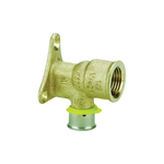 PureFlow® Press 94520 PureFlow® Drop Ear Elbow, 1/2 in Nominal, Press x FNPT End Style, Bronze, Import