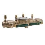WATTS® 0063234 LF007 Double Check Valve Assembly, 1-1/2 in Nominal, Quarter-Turn Ball Valve, Cast Copper Silicon Alloy Body