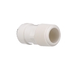 WATTS® 17103027 Quick-Connect Adapter, 3/8 x 1/2 in Nominal, OD Tube x MNPT End Style, Polypropylene, Import