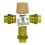 WATTS® 0559119 LFMMV Thermostatic Mixing Valve, 3/4 in Nominal, FNPT End Style, 150 psi Pressure, 0.5 to 20 gpm Flow, Copper Silicon Alloy Body