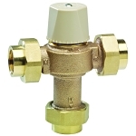 WATTS® 0559119 LFMMV Thermostatic Mixing Valve, 3/4 in Nominal, FNPT End Style, 150 psi Pressure, 0.5 to 20 gpm Flow, Copper Silicon Alloy Body