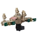 WATTS® 88004110 LF009-FS In-Line Backflow Preventer, 1/2 in Nominal, FNPT End Style, Quarter-Turn Ball Valve, Reduced Pressure Zone