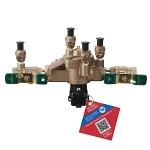 WATTS® 88004110 LF009-FS In-Line Backflow Preventer, 1/2 in Nominal, FNPT End Style, Quarter-Turn Ball Valve, Reduced Pressure Zone