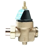 WATTS® 0009480 LFN45B Standard Capacity Pressure Reducing Valve, 3/4 in Nominal, Solder Union Inlet x FNPT Outlet End Style, 25 to 75 psi Pressure, Copper Silicon Alloy Body, Domestic