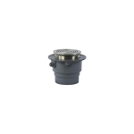 WATTS® CO-204-R Floor Cleanout With Round Top, 4 in Cleanout, 4-3/4 in Outlet, 5-1/8 in Cover, Cast Iron, Import