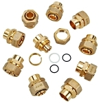Watts Radiant™ RadiantPEX-AL™ 81008104 Adapter, 3/4 in Nominal, Compression x Female C End Style, Import