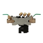 Zurn® Wilkins 34-375XL 375XL Backflow Preventer, 3/4 in Nominal, Flanged End Style, Quarter-Turn Ball Valve, Stainless Steel/Reinforced Nylon/Cast Bronze Body, Reduced Pressure, Import