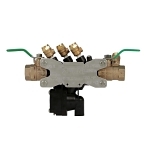 Zurn® Wilkins 34-375XL 375XL Backflow Preventer, 3/4 in Nominal, Flanged End Style, Quarter-Turn Ball Valve, Stainless Steel/Reinforced Nylon/Cast Bronze Body, Reduced Pressure, Import