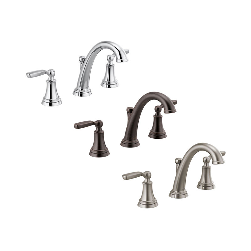 LAV FAUCET WIDESPREAD 2 LEVER HNDLE WOODHURST