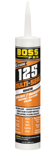 Boss Pro Multi-Seal® 12557 Building/Construction Sealant, 20 oz Sausage, Limestone