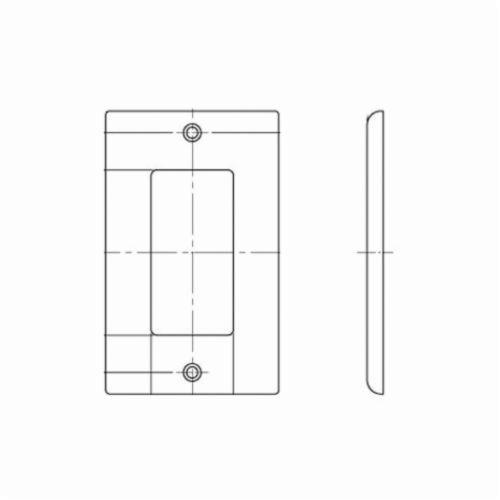 Decora Single-Gang Plate - Ivory