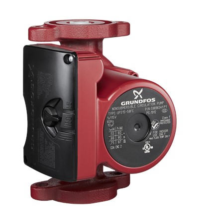Grundfos VersaFlo® 59896341 UPS Canned Rotor Circulator Pump, 115 VAC, 1 ph