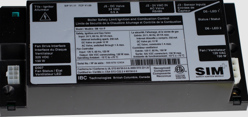 IBC P-271B Safety Ignition Module Plus, For Use With SL 85/115/160/199, G3, CX & VX Models