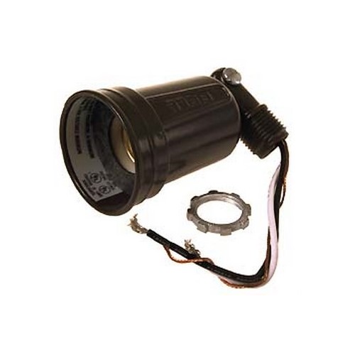 Bell Outdoor Weatherproof Lampholder, 75 to 150 W, Bronze, Rugged Die-Cast Aluminum, PAR38 Lamp