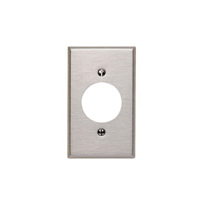 LEVITON SS WALL PLATE S/G TWIST LOCK