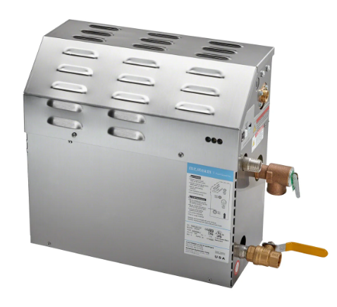Mr Steam MS150R2401 1 Phase Stainless Steel Steam Generator, 6 kW, 240V, 72-107 CU ft, 3/4 in NPT Steam Outlet