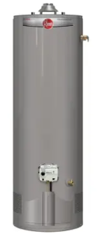 Rheem® PROG40-38U RH62 EC1-1 Professional Classic Series® Natural Gas Water Heater, 40 Gallon, Tall, Residential, Ultra Low NOx
