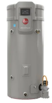 Rheem® PRO+G50-50U RH HE EC1 Professional Classic Plus® Maximus Natural Gas Water Heater, 50 Gallon, Tall, Residential, Ultra Low NOx