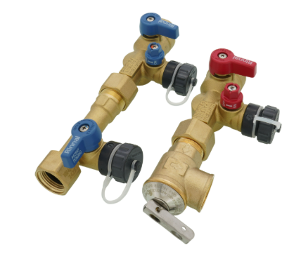 Rinnai® 107000639 Dedicated Return with Hot/Cold Isolation Valve and PRV Kit