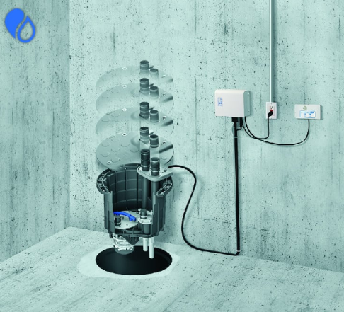 Saniflo® 053 Sanipit® 24 GR Retrofit Sewage Grinder System