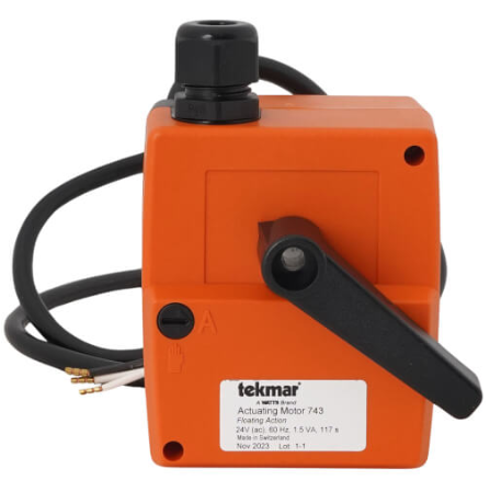 Tekmar® 743 Floating Action Actuating Motor