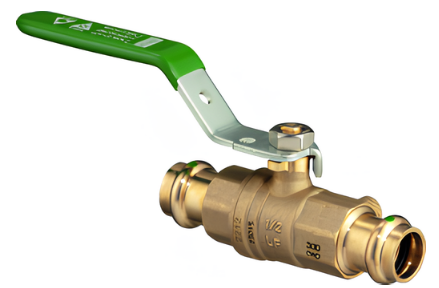 George T. Sanders | Viega 87845 ProPress 1/2 in Ball Valve with Drain