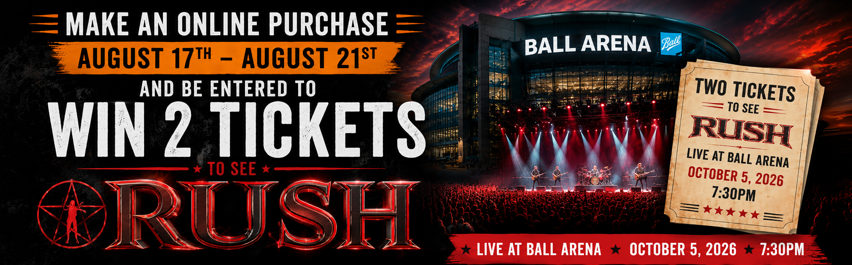 Rush Ticket Giveaway
